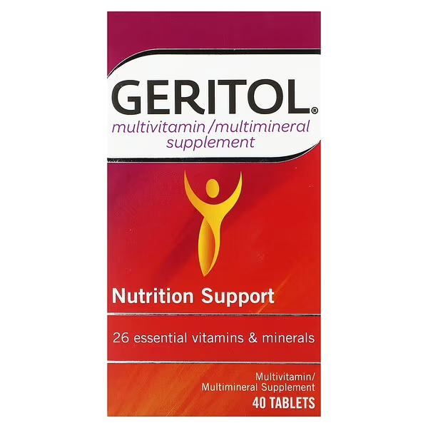 Geritol High Potency Multivitamin and Iron Supplement Liquid, 12oz